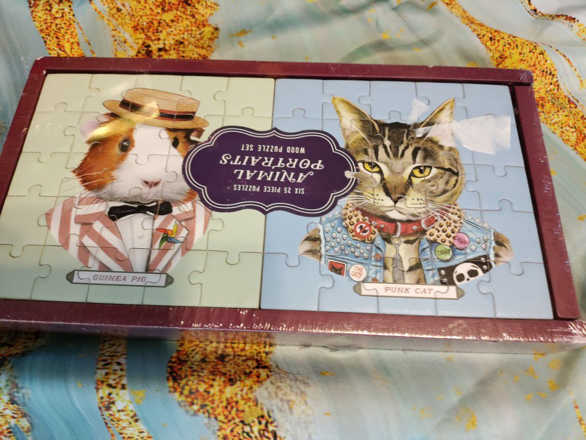 Fancy Animal Puzzle Set