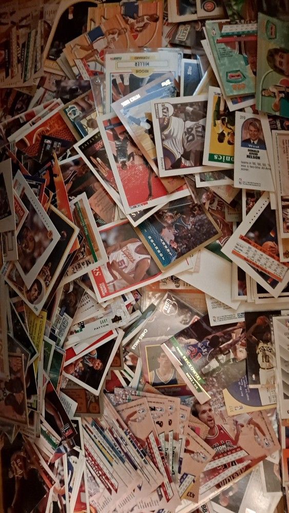 Large Lot of Basketball Cards 1988- 1998 some Rookies 2000 ct