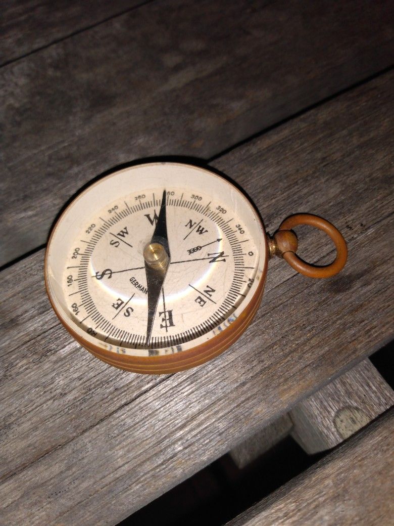Antique German Compass Pre WW2 Very Beautiful & True Acuracy