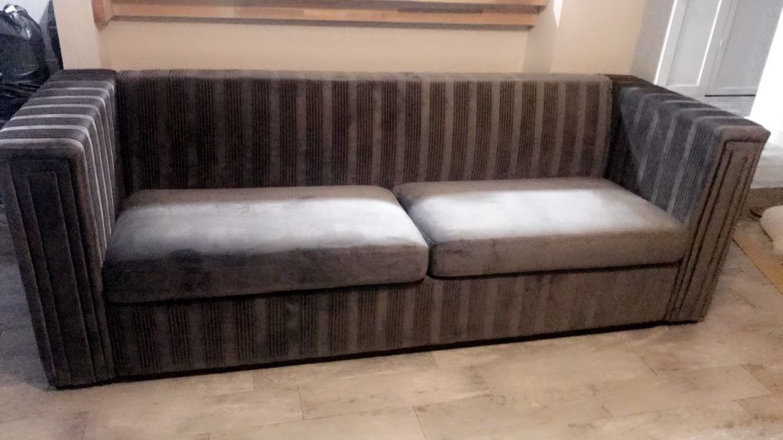 Grey Tuxedo Couch And more!!!