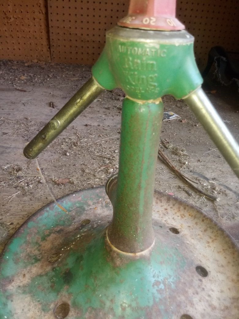 Rain king vintage sprinkler