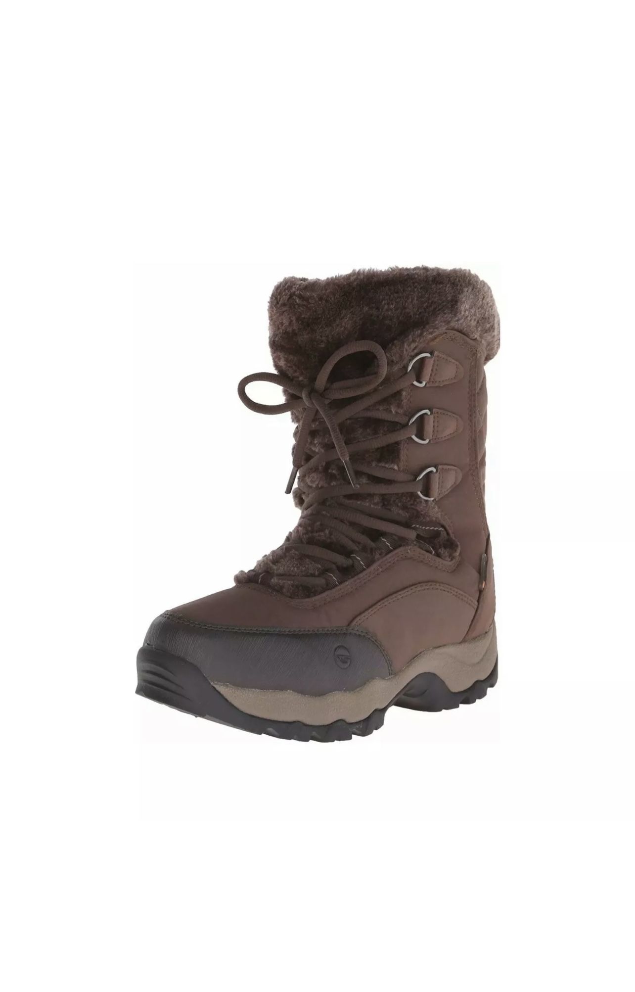 Hi-Tec Women's St Moritz Lite 200 I WP Snow Boot, Dark Chocolate/Taupe, 5 M US