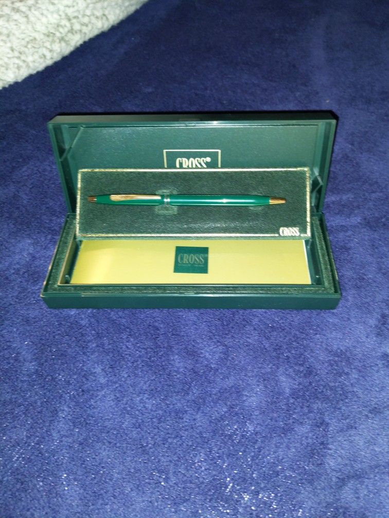 Cross Bal Point Pen, W/ Hold Plates. Year 1953 Antique