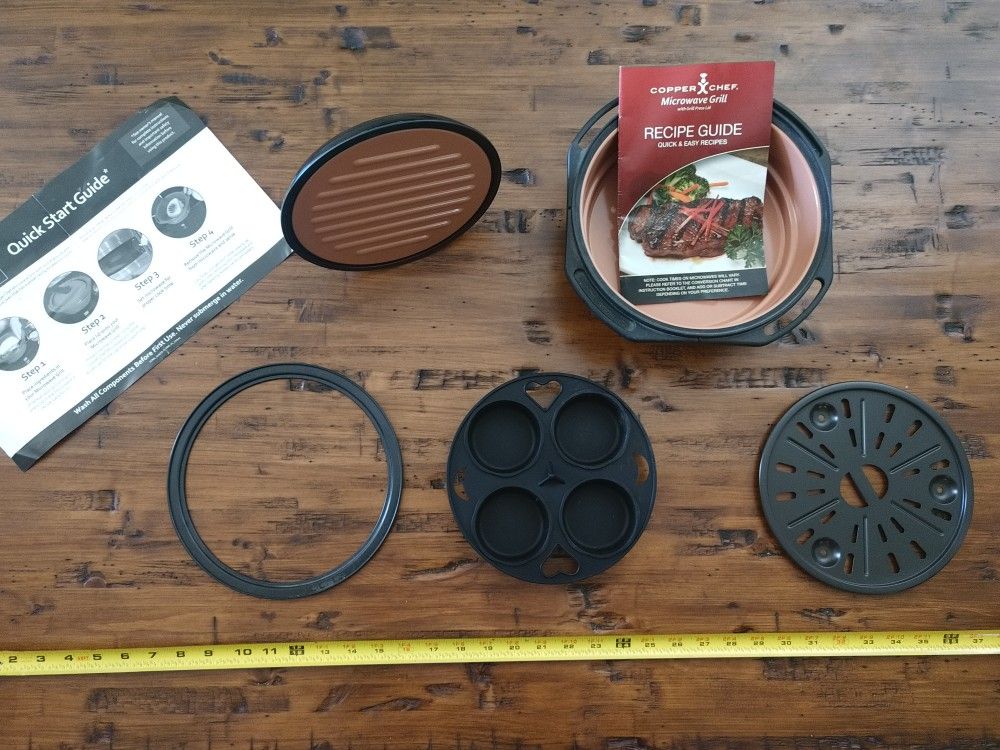 Copper chef microwave grill