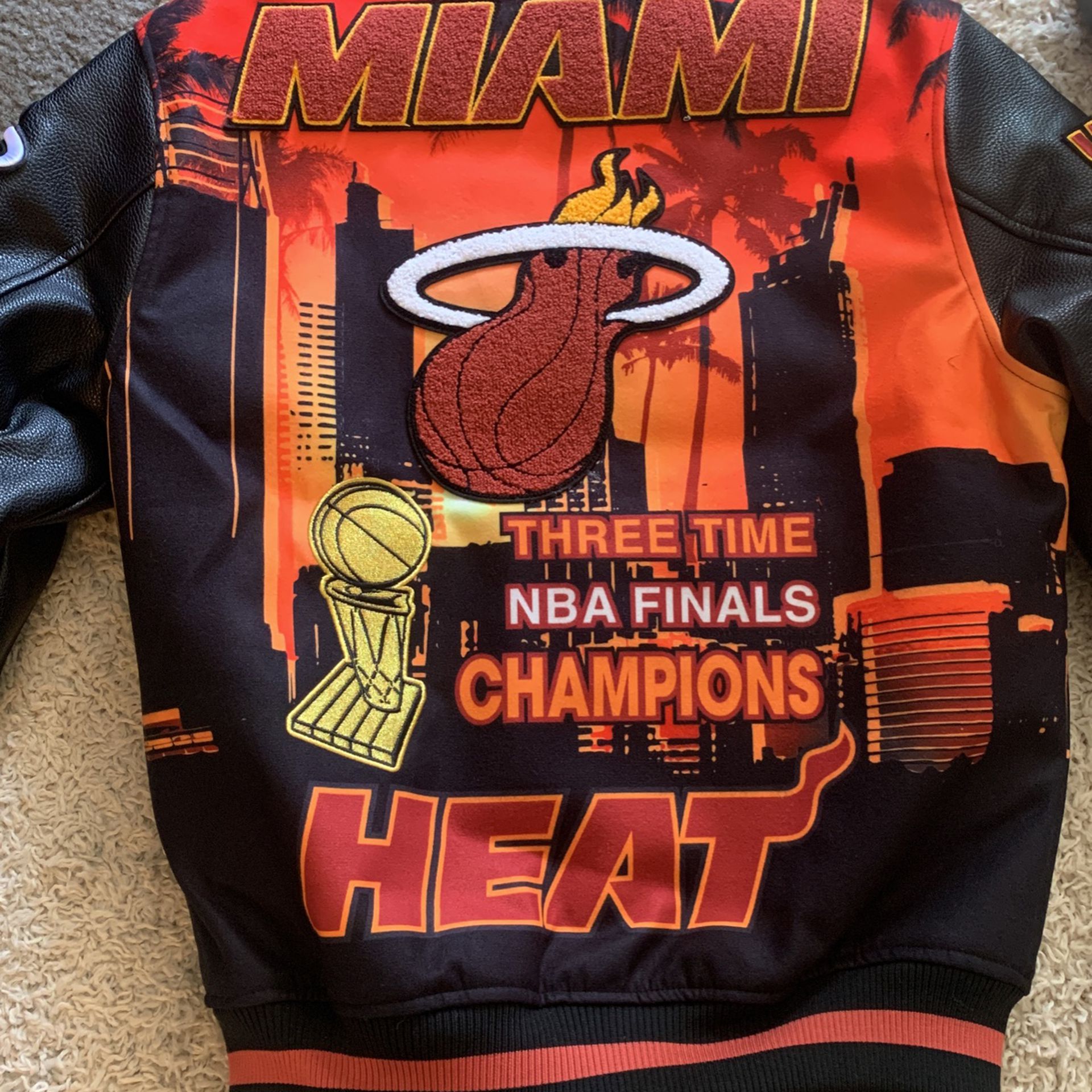 Miami Heat “Championship Finals” Varsity Jacket Size M
