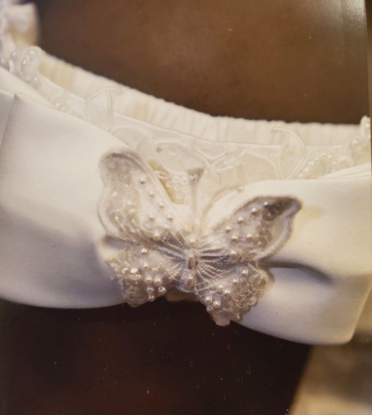 Couture Italian Ivory Wedding Dress Size 12