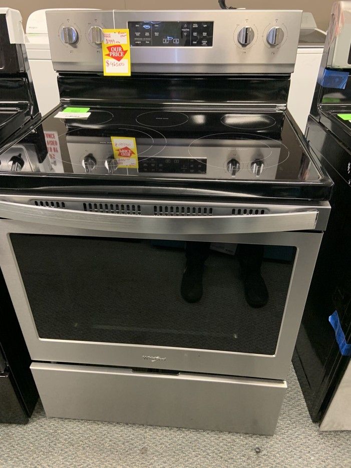 NEW WHIRLPOOL STOVE Liquidation sale today WFE550S0HZ 🤙 QCJ