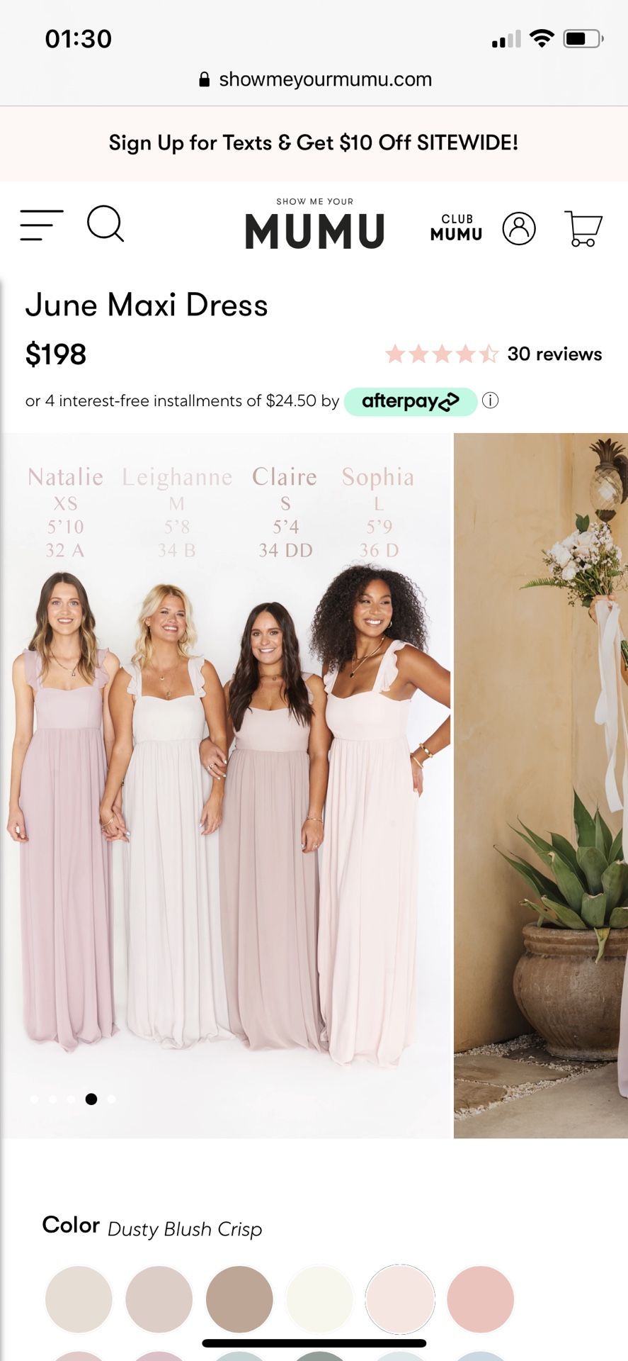 bridesmaid dress