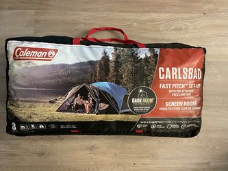 Coleman 6-Person Carlsbad Dark Room Dome Camping Tent with Screen Room Thumbnail