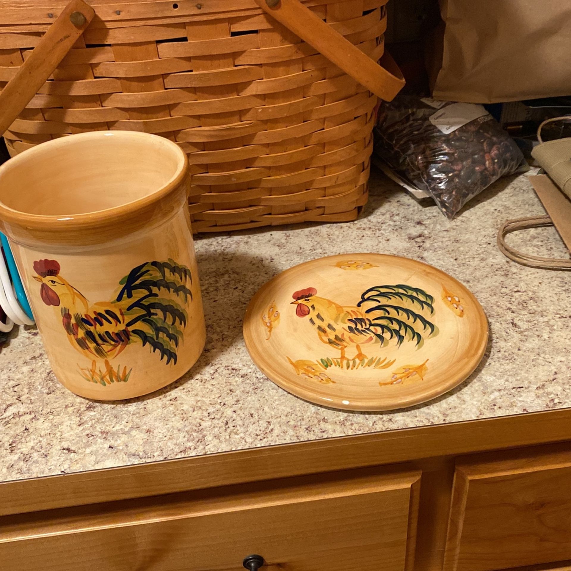 Chicken Spoon Holder And Trivet