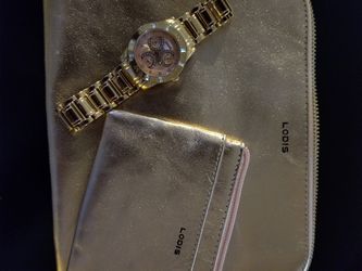 Rose Gold Wristlet and Walet,Relic Watch Thumbnail