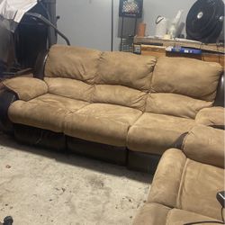 Reclining Couch And Loveseat Thumbnail