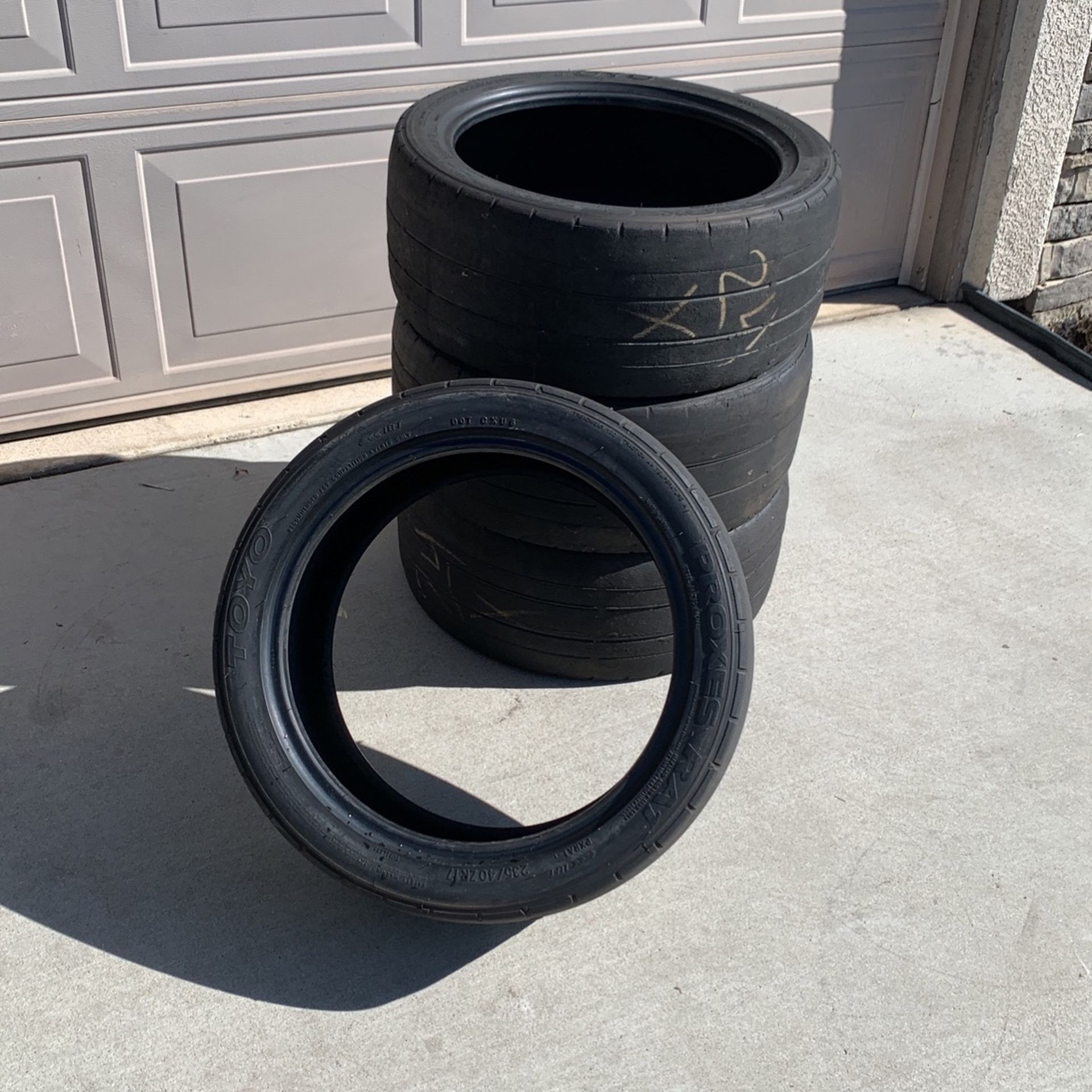 Toyo Proxies RA1 Tires 235/40/17 Heat Cycled Track Tires AutoX Complete Set (4) off