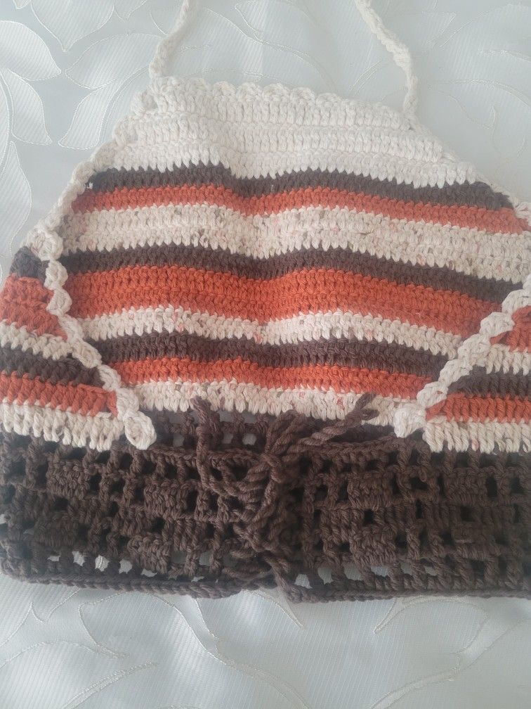 New Little Girls Knitted Halter Top
