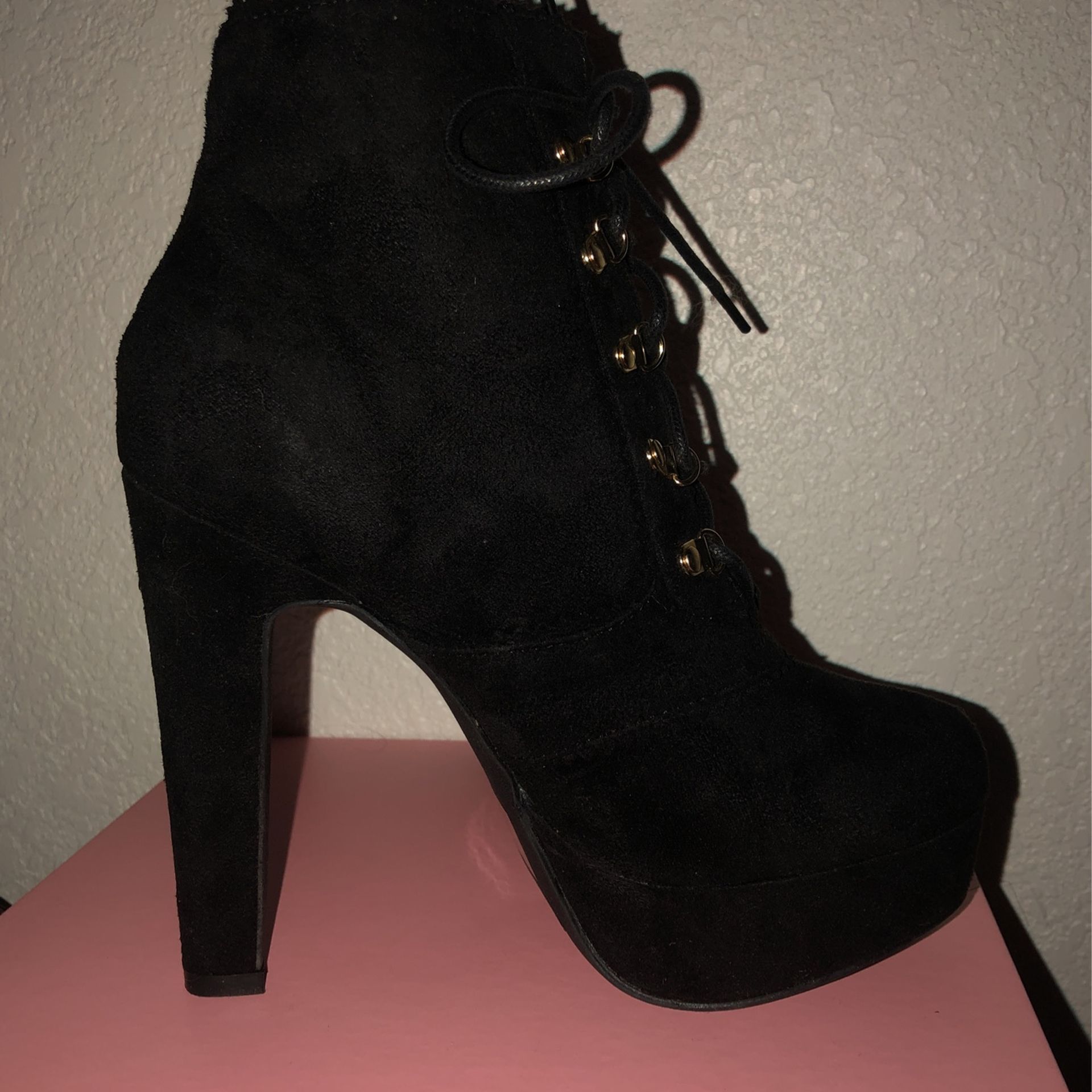 Black Booties Size 6