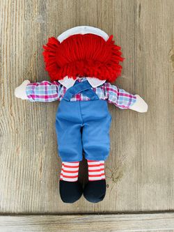 Raggedy Andy 12in Cloth Doll Thumbnail