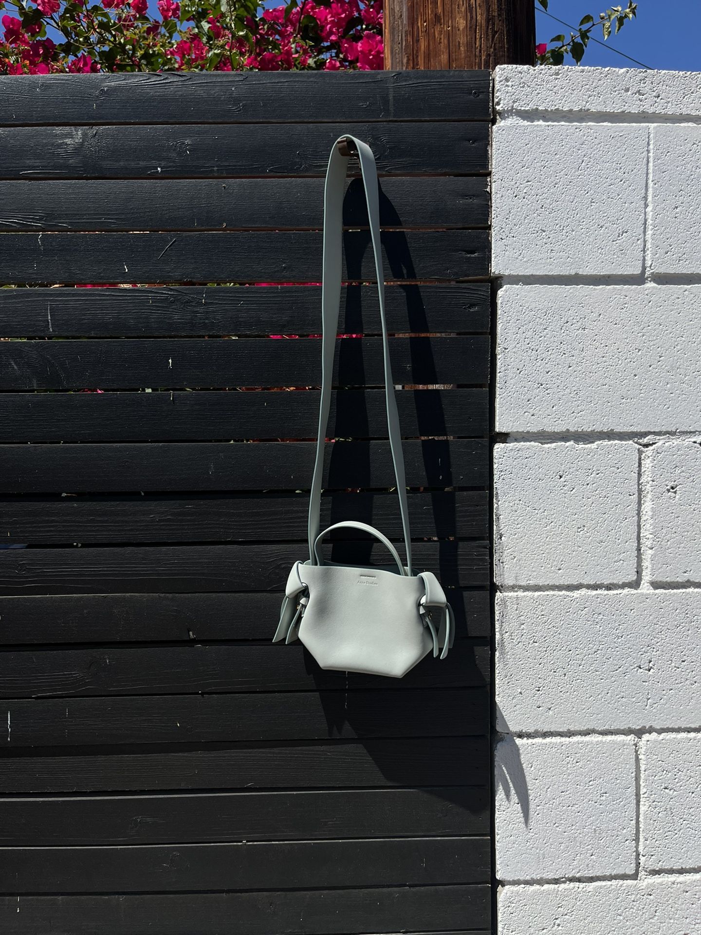 ACNE STUDIOS Musubi Micro Bag Dusty Blue