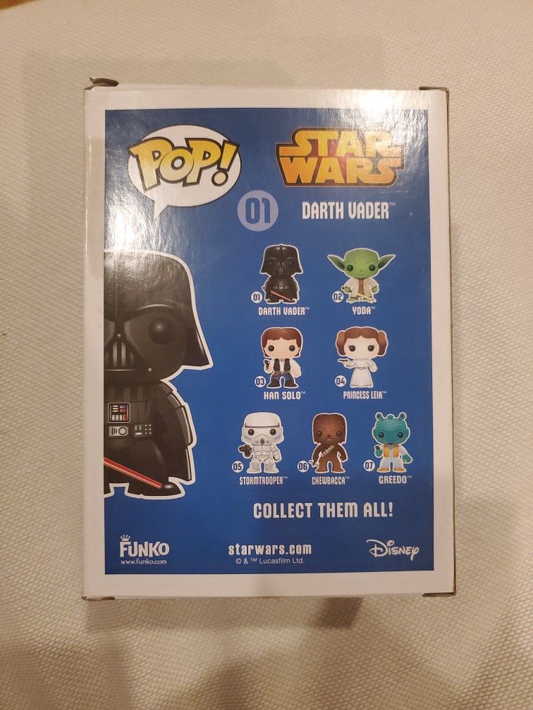Darth Vader Chrome Funko POP #01