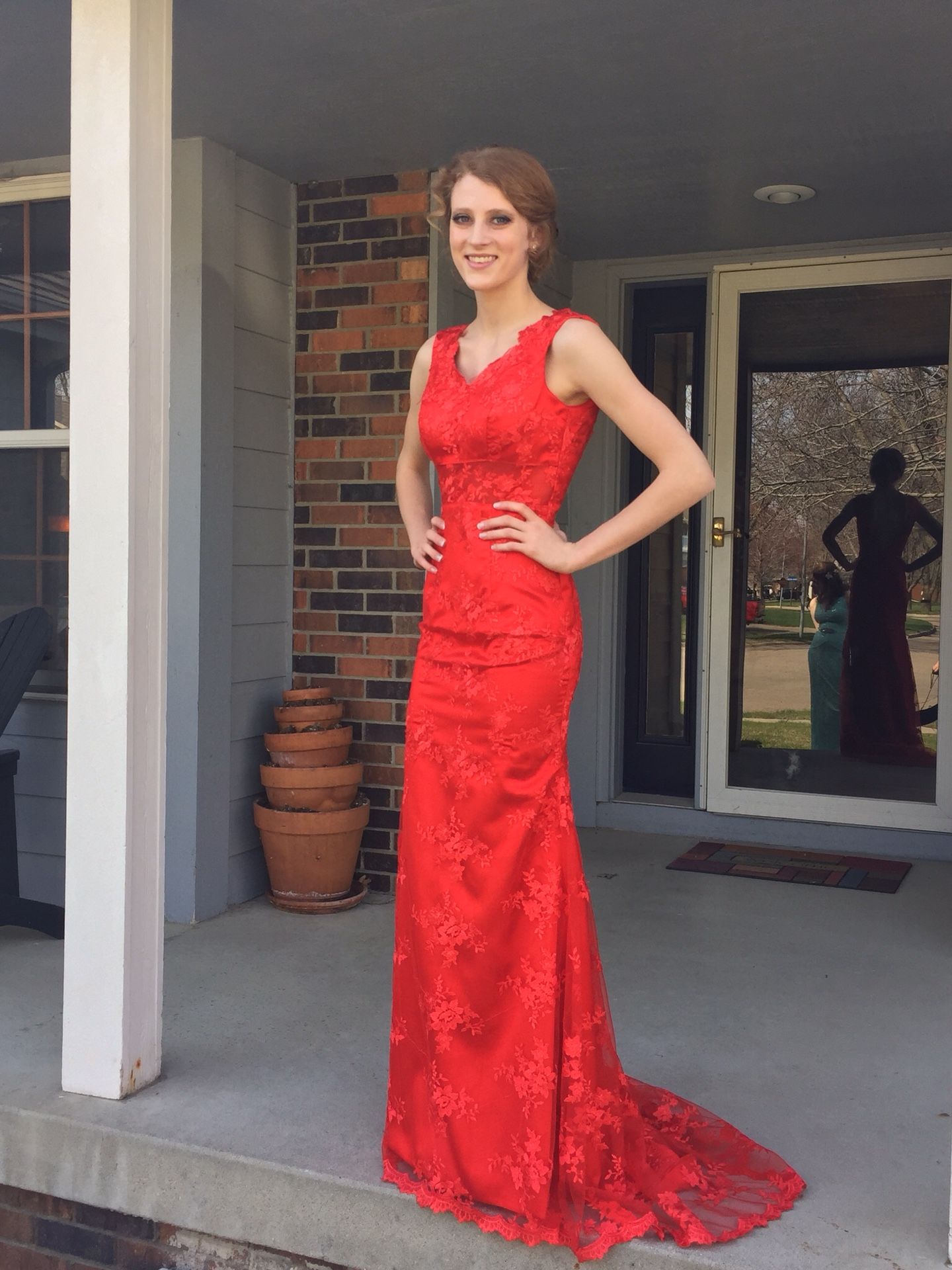 Prom dress & matching shoes