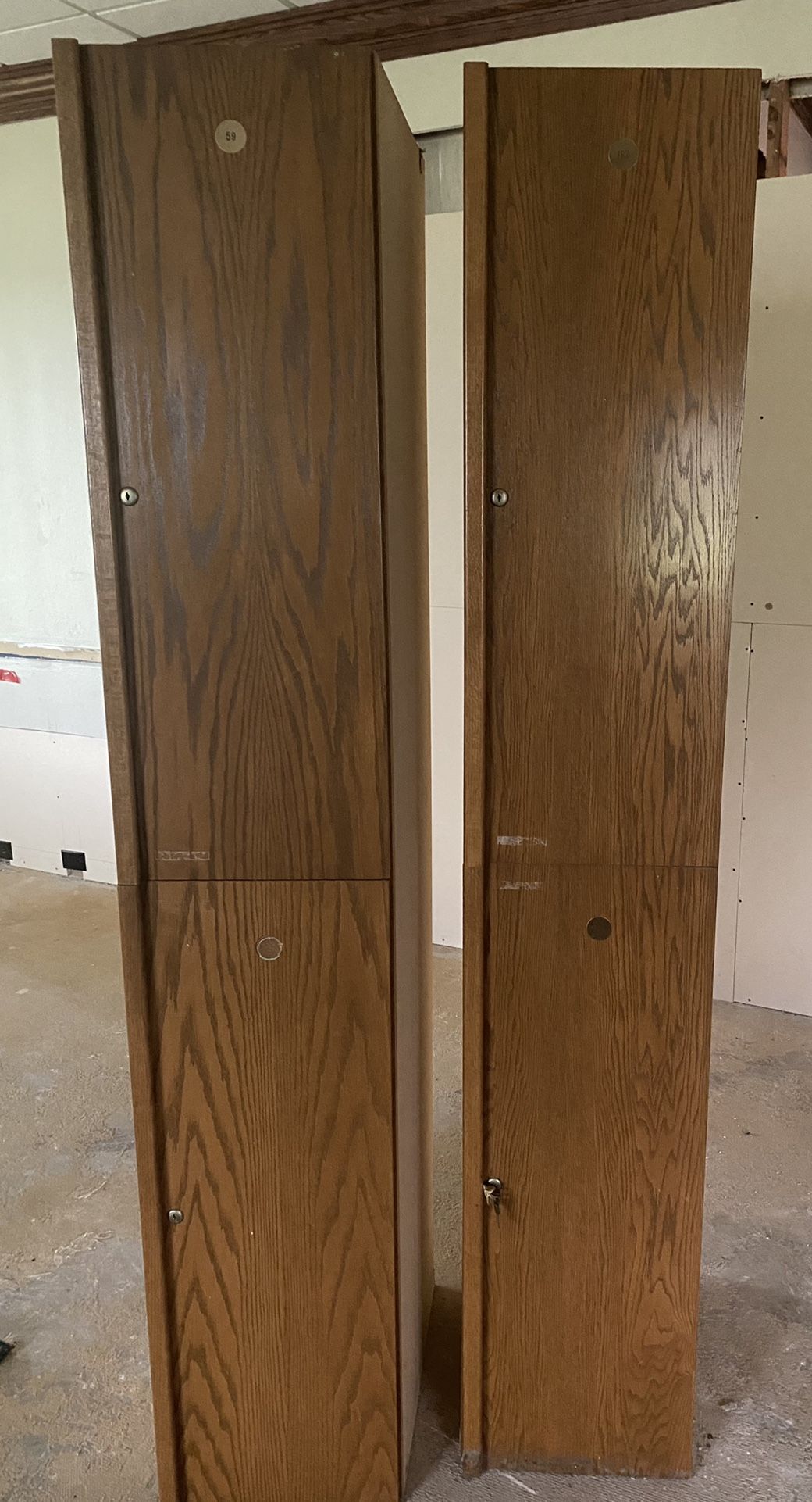 Wooden Lockers