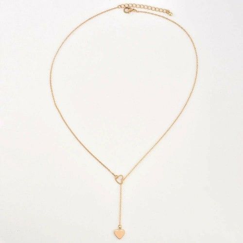 Women's Fashion Jewelry 925 Sterling Silver Gold Plated Infinity Heart Necklace