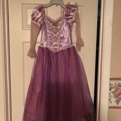 Princess Rapunzel Dress up costume Size 10(Disney) Thumbnail