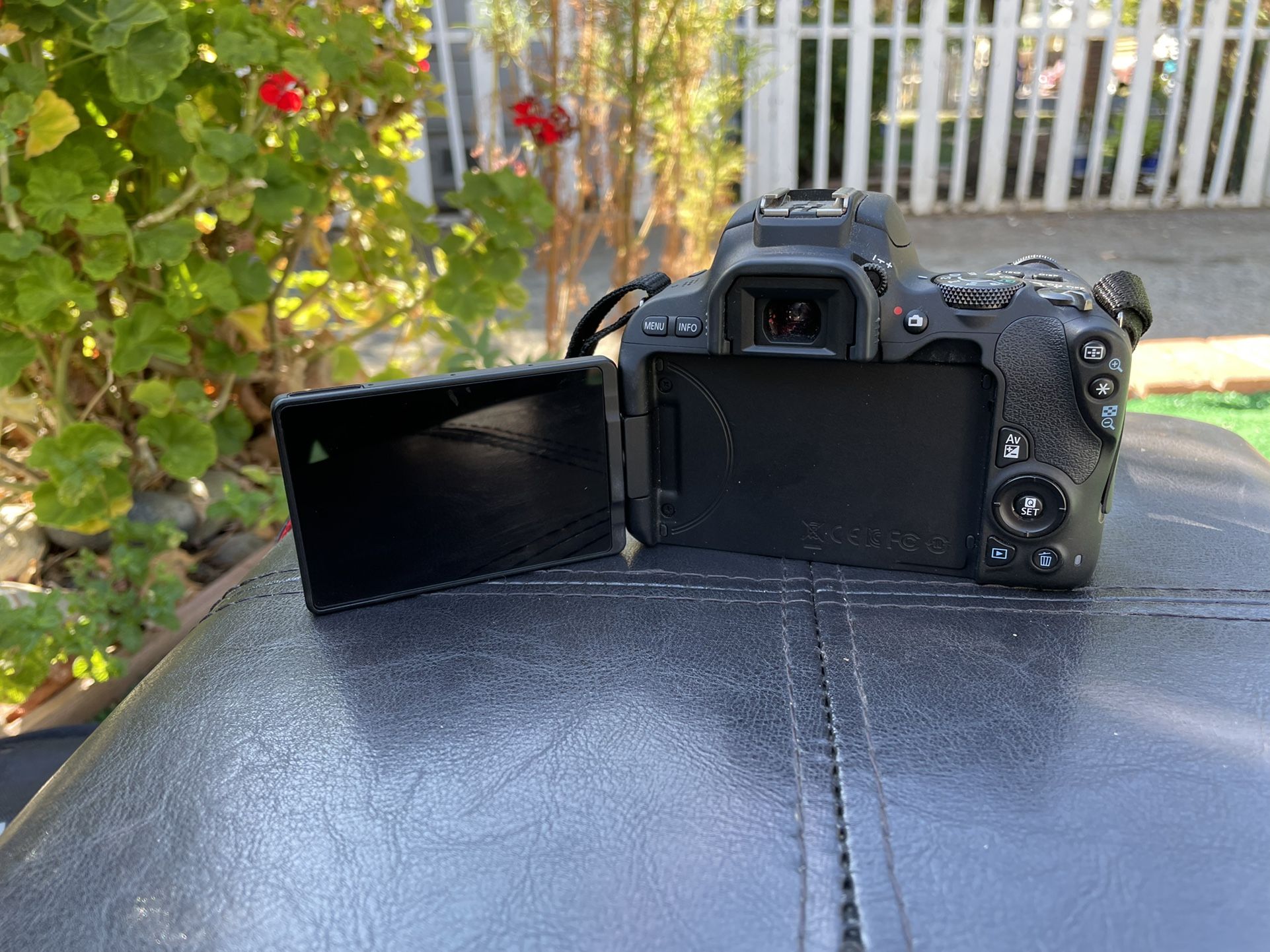 Canon EOS Rebel SL2 DSLR Camera with EF-S 18-55mm IS STM Lens in Black