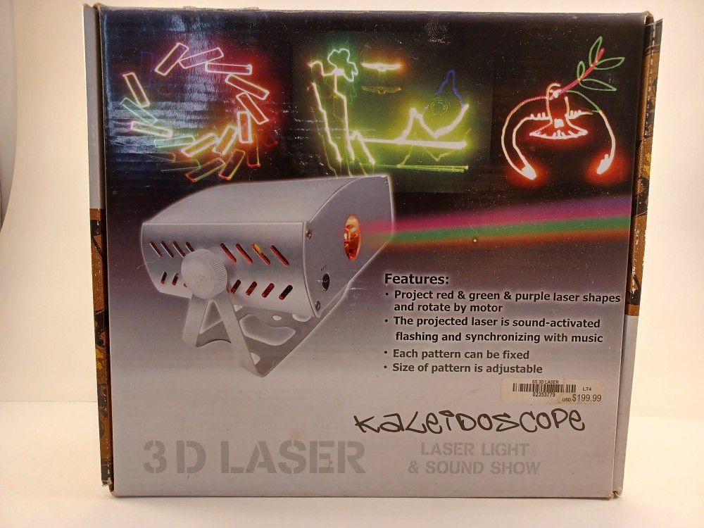 3D Projection Laser Light & Sound