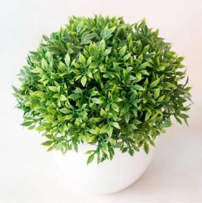 1Pc Artificial Plant Centerpiece in Pot Fake Mini Decorative Potted for Home, Indoor, Room, Office