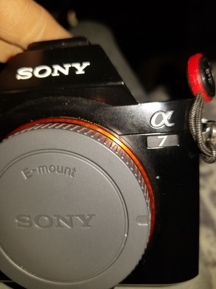 Sony Alpha A7 Digital Camera and Bag