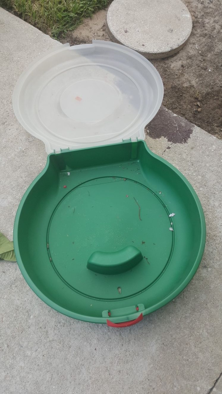 Christmas decor with storage container all for $10