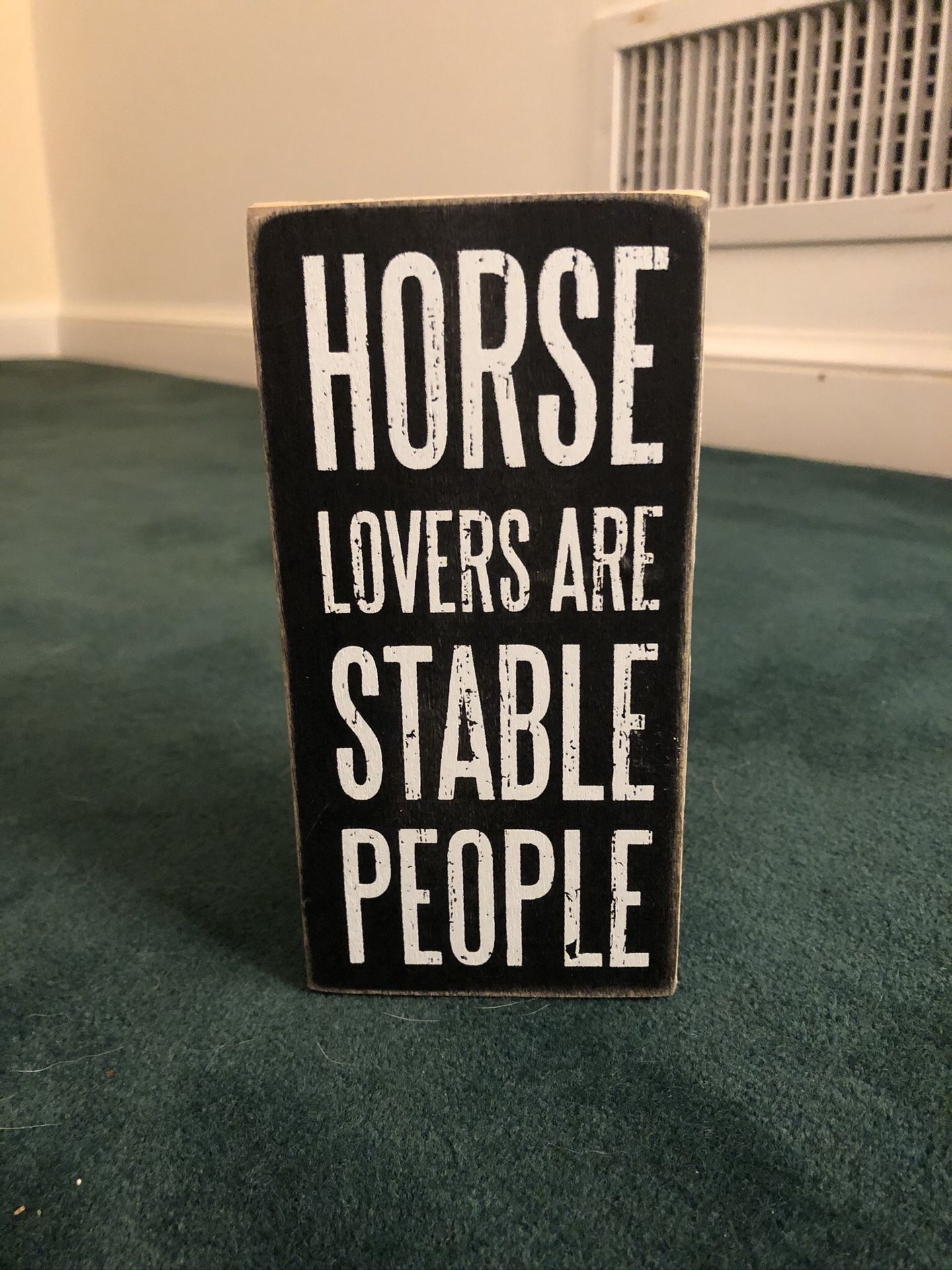 NEW Home Decor Horse Sign