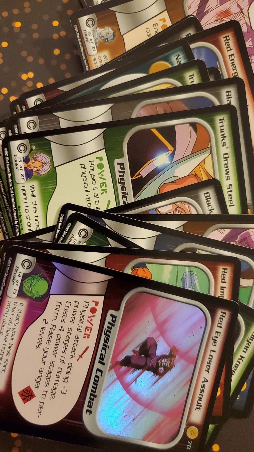 OLD Dragonball Z cards-