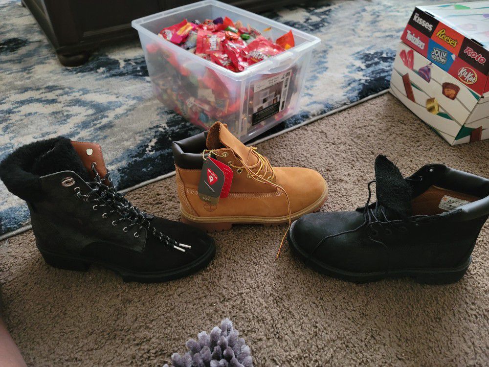 Timberland And Coach Boots For Sale