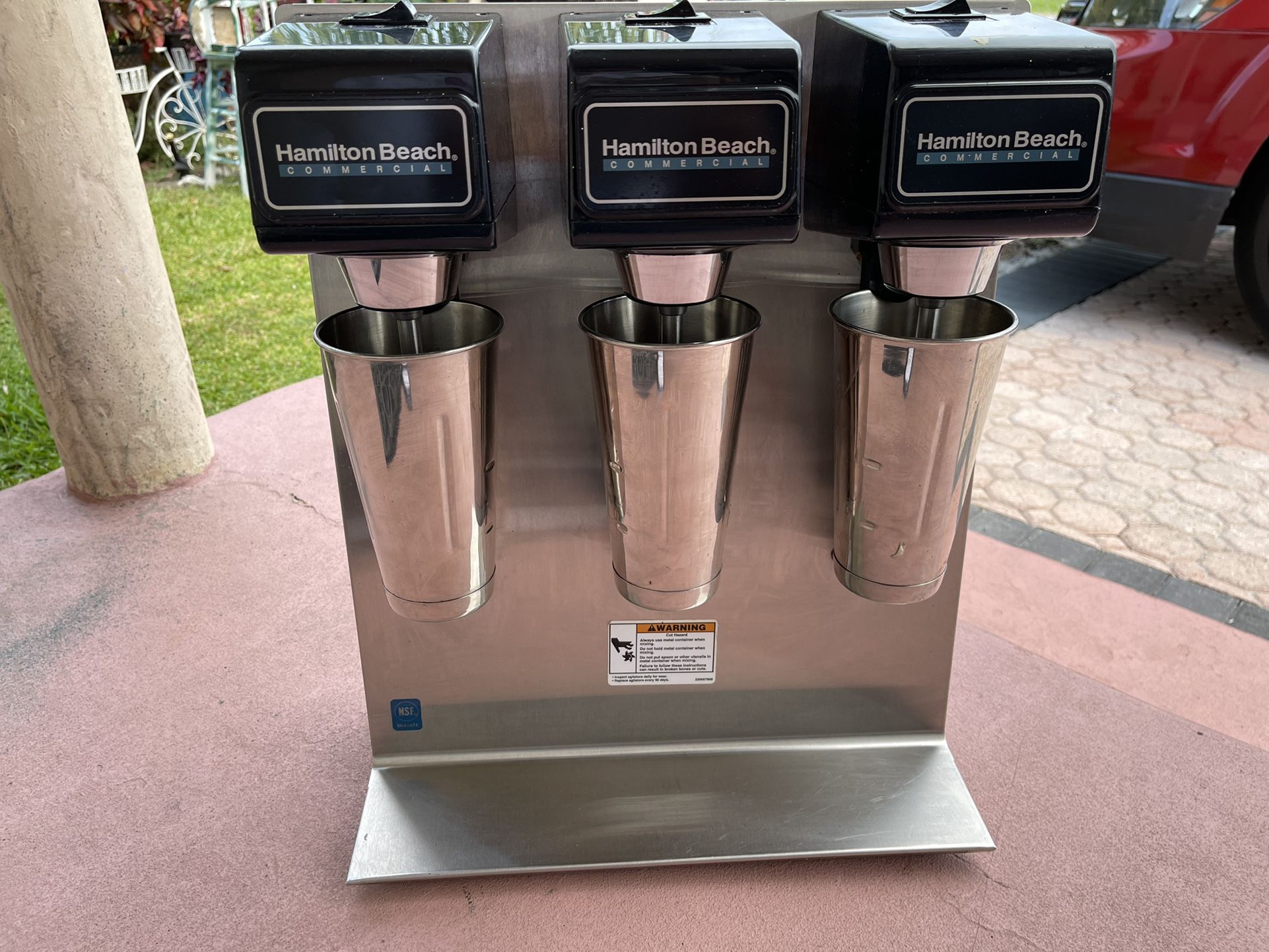 Hamilton Beach Commercial Triple Spindle Drink Mixer Model 950, Used But In Working Condition. $650 OBO.