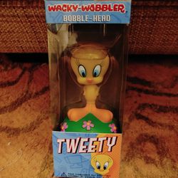 Looney Tunes Tweety Bird VAULTED Wacky Wobbler Bobblehead Thumbnail