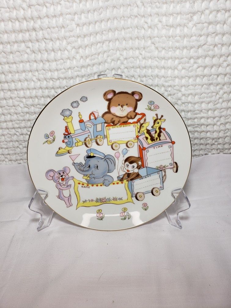 VINTAGE BABY Birth PLATE NO. 4501