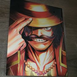 One Piece 3D Holographic Lenticular Anime Poster  Thumbnail