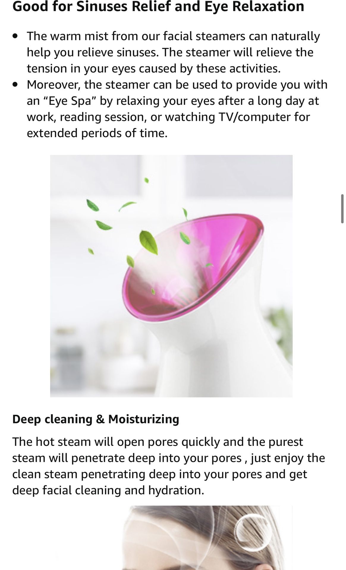 Nano ionic facial steamer new
