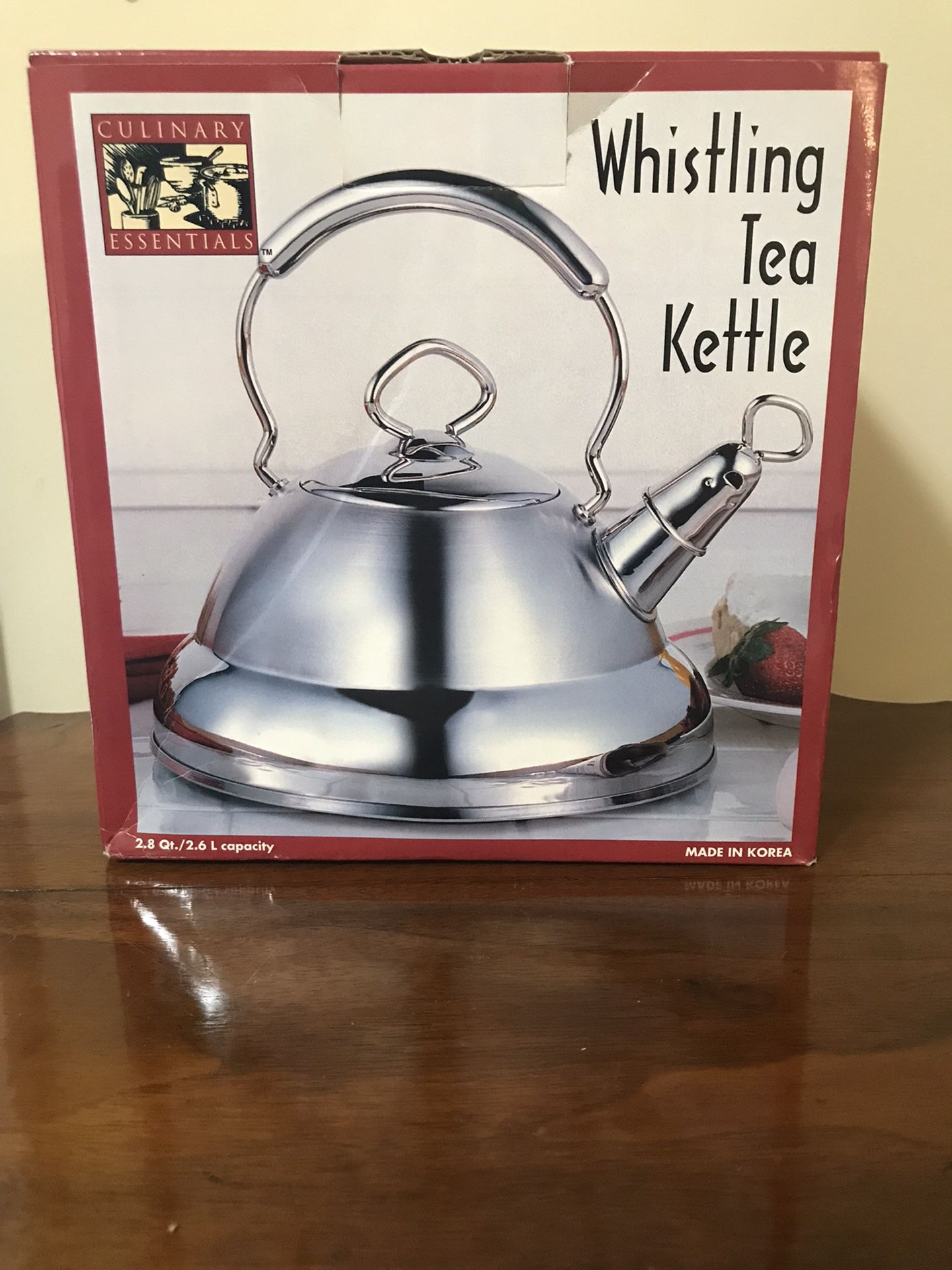  Culinary essentials whistling tea kettle