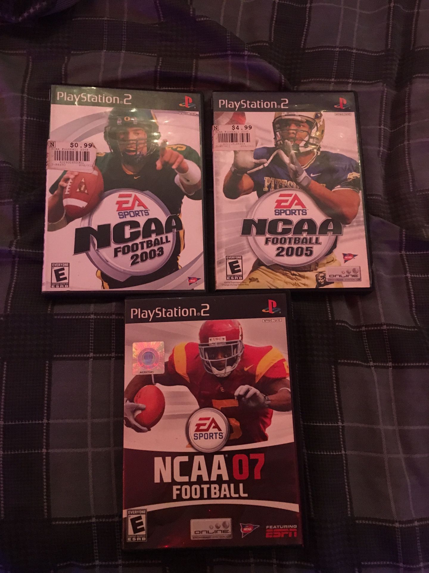 Ps2 ncaa 03,05,07 Lot