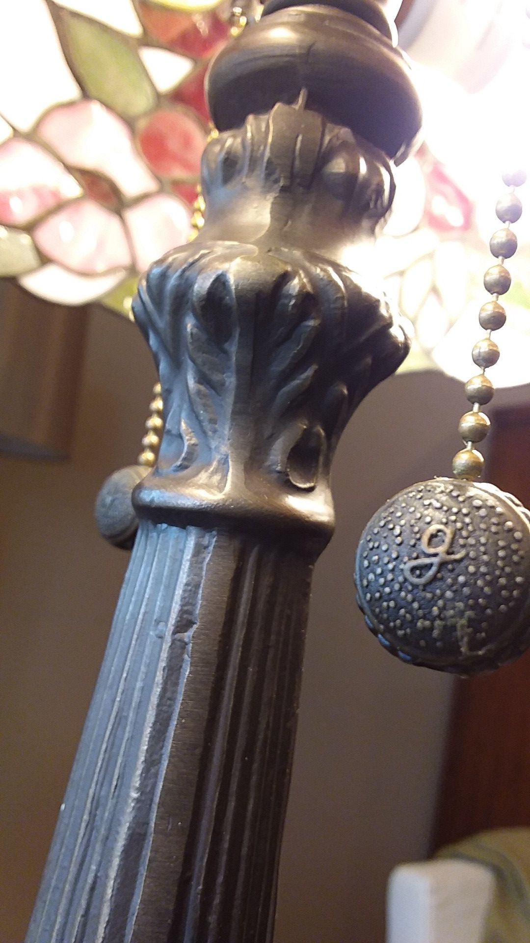 Stained Glass Lamp 27"