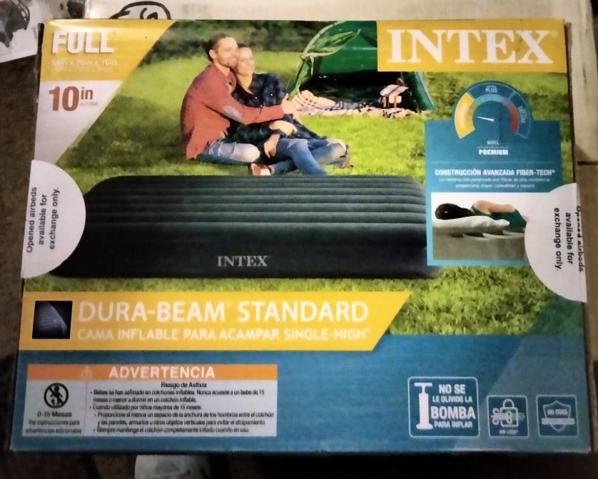 Intex 10" Standard Dura-Beam Airbed Mattress - Pump Not Included - Full