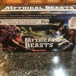 Clay Model Kit And Book Griffin And Dragon Mythical Beasts.  Brand New Never Opened .  Thumbnail