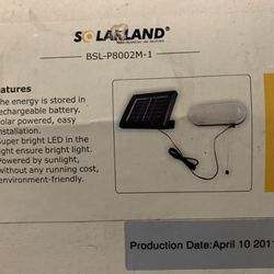 Solar Powered Shed Light Thumbnail