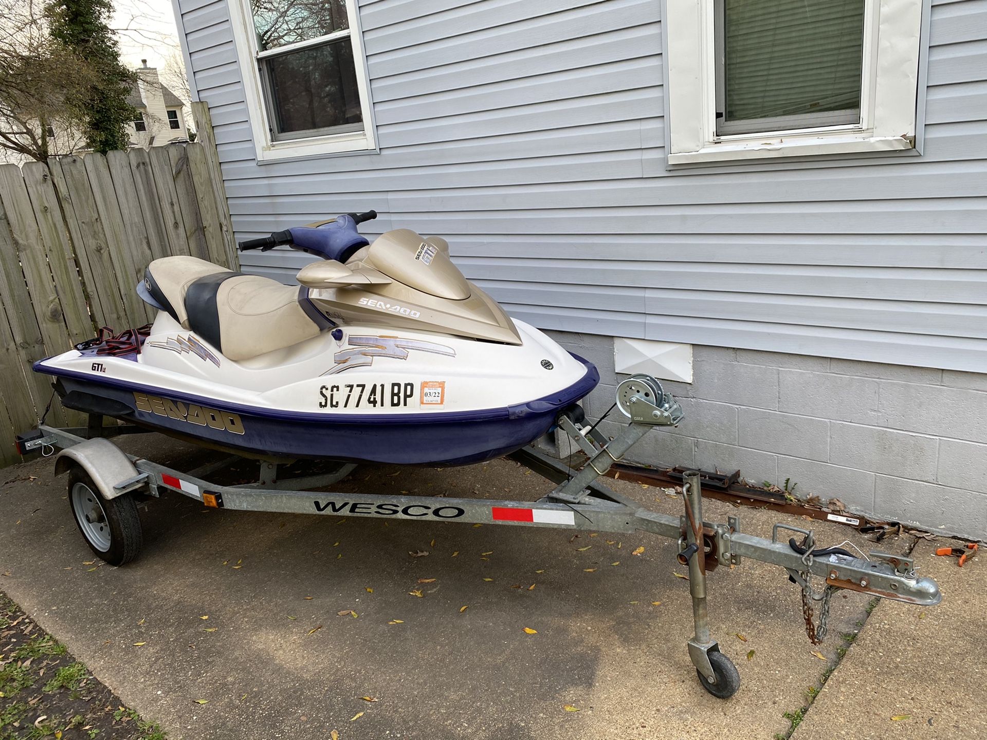 Sea doo gti 2003 Bombardier for Sale in Norfolk, VA OfferUp