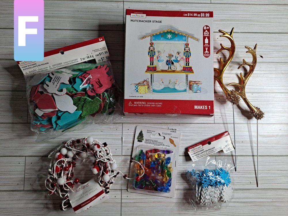 YOUR CHOICE Christmas Items: crafts, ornaments, activity kits & More