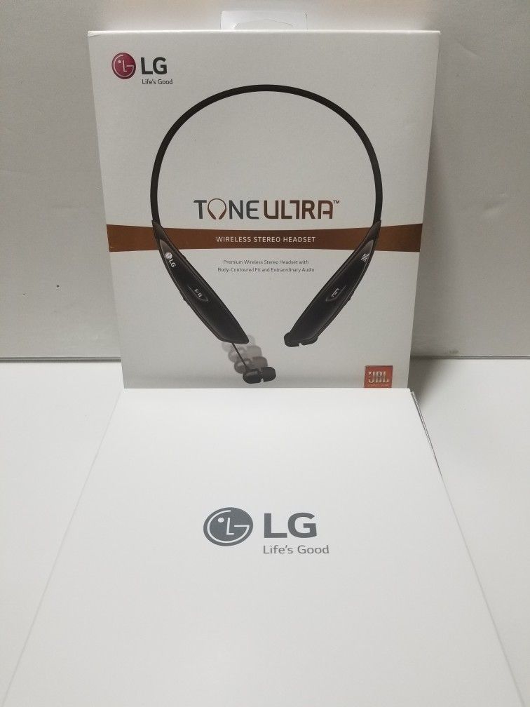 LG TONE ULTRA HBS-810 Wireless Stereo Headset. JBL sound. Bluetooth New in box