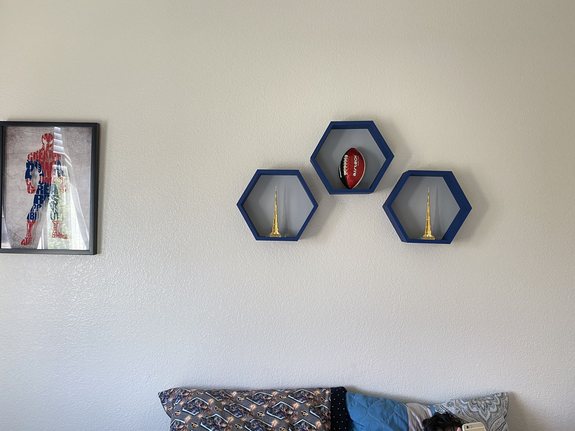 Wall decor/ honeycomb shelf