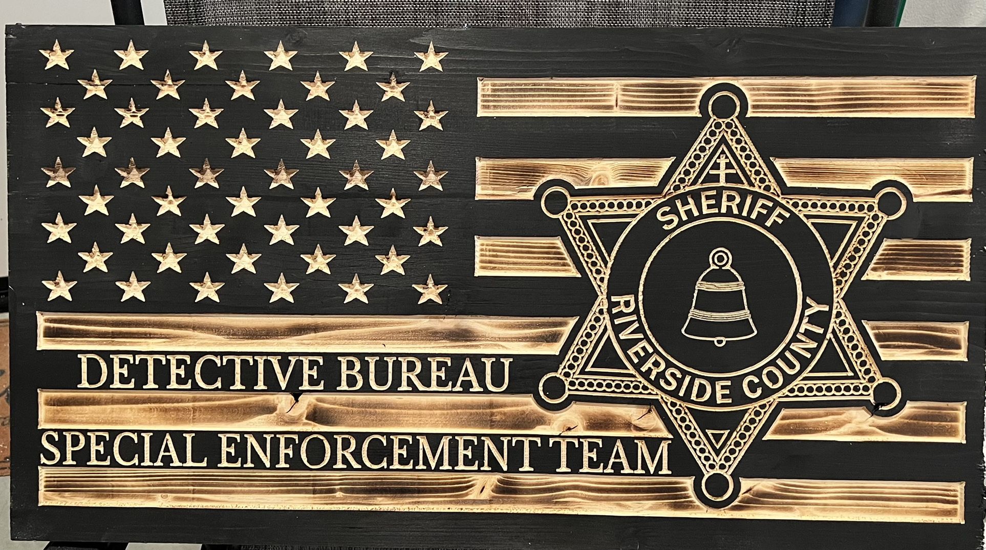 Custom Wood Flags